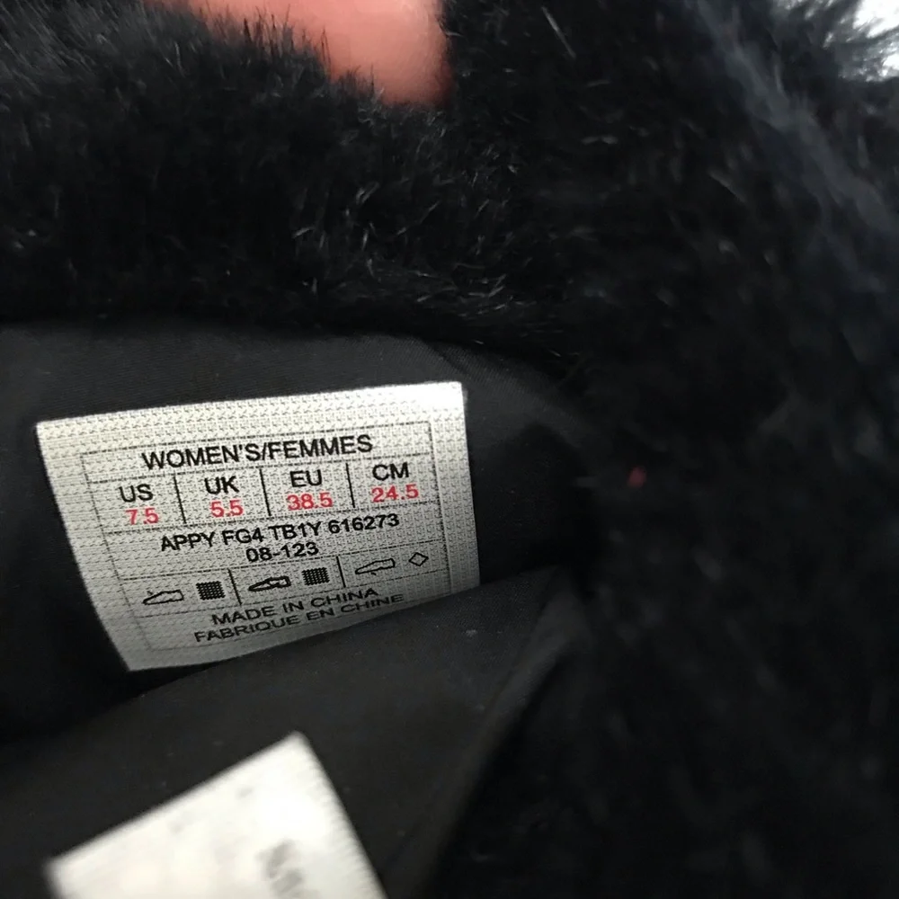 The North Face Nuptse Boots Black Puffer Goose Down Women Size 7.5